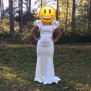 Badgley Mischka gown
